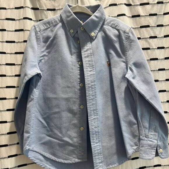 Baby Blue Long Sleeve Button Up - Picture 1 of 3